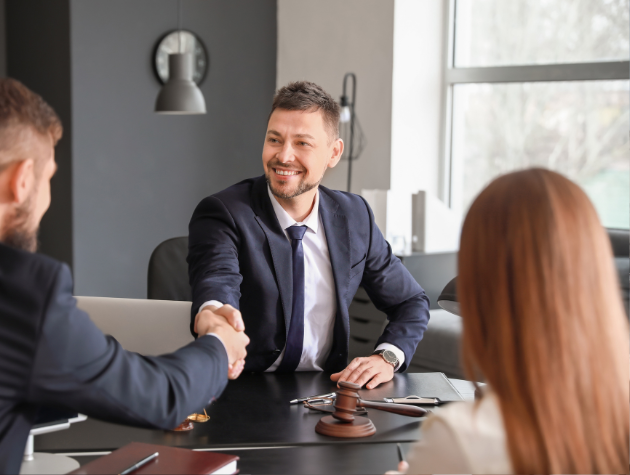 A lawyer dealing with stakeholders while keeping in mind his commitment to his values and purpose.