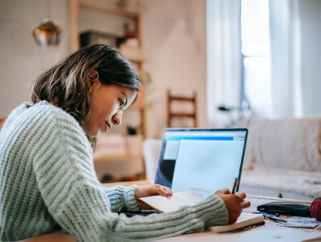 Mindful Lawyer Practicing Mental Fitness in a Legal Office A lawyer sitting at a desk with eyes closed, practicing mindfulness. Legal books, a laptop, and a notepad are nearby, symbolizing the balance between law and mental well-being