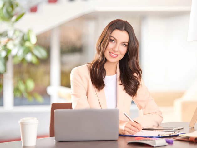 In-house lawyer using legal AI tools on a laptop to streamline document review and improve accuracy