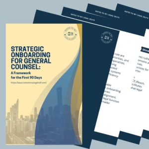 Preview of Strategic Onboarding For General Counsel