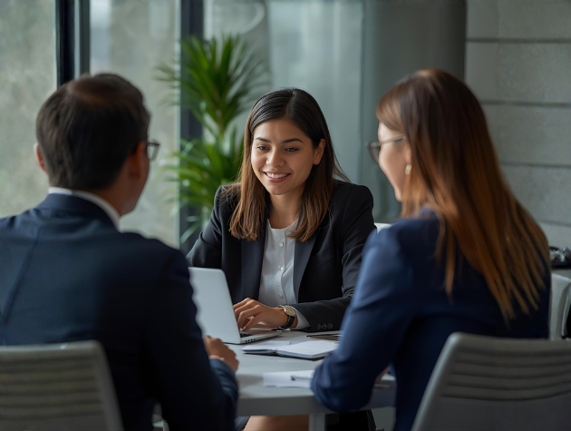 In-house counsel collaborating with cross-functional teams, representing the T-shaped lawyer framework.